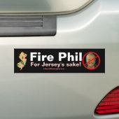 Schiet Phil Murphy...in het belang van Jersey! Bumpersticker (Op auto)