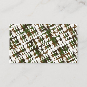 Schietbaan Club Verkoop Camo Pistool Geweer Visitekaartje