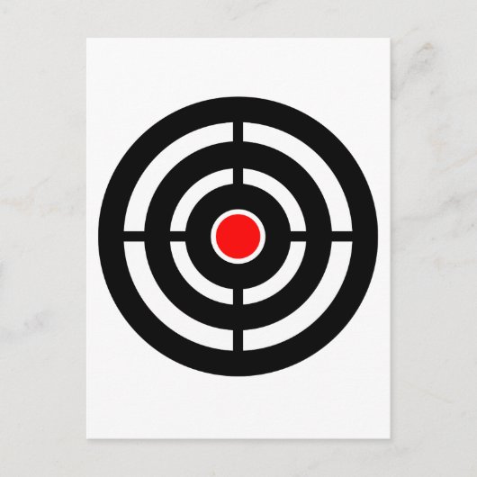Schieten boogschieten Doel Briefkaart (Voorkant)