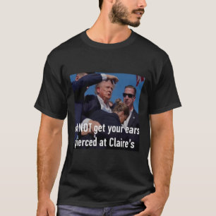 Schieten laat je oren niet doorboren bij Claire T-shirt