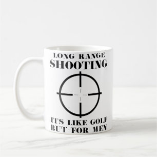 Schieten over lange afstand is als golf, maar dan koffiemok
