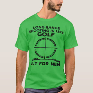 Schieten over lange afstand is als golf, maar dan t-shirt