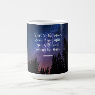 Schieten voor de maan - Inspirerend Koffiemok