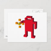 schietrobot briefkaart (Voorkant / Achterkant)