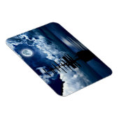 Schiff bei Vollmond Magnet Magneet (Rechterzijde)