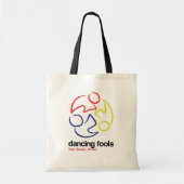 Schijdoek voor dansende dassen tote bag (Voorkant)