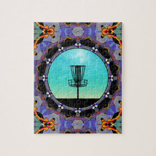 Schijf Golf Abstract mandje 3 Legpuzzel