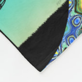 Schijf Golf Abstract mandje 5 Fleece Deken (Hoek)