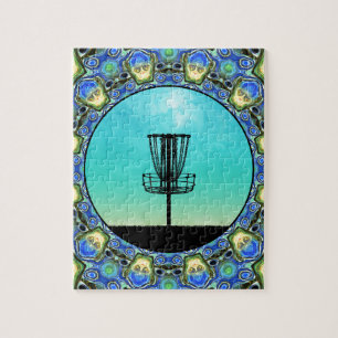 Schijf Golf Abstract mandje 5 Legpuzzel