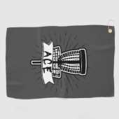 Schijf-Golf Ace-handdoek Golfhanddoek (Horizontaal)
