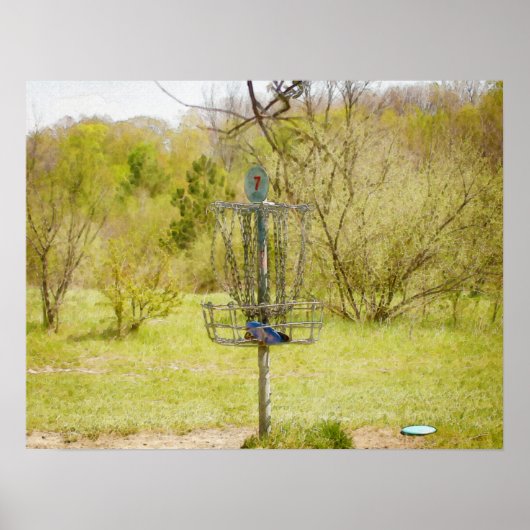 Schijf Golf Basket 7 Poster (Voorkant)