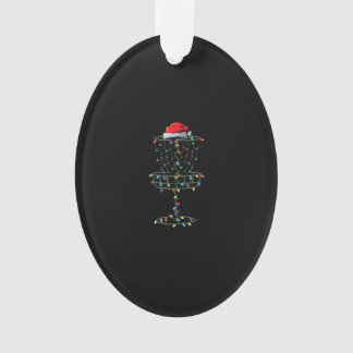 Schijf Golf Basket Santa Disk Golf Frisbee Golfer Ornament