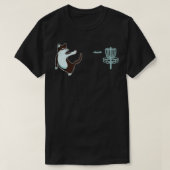 Schijf Golf Cat T-shirt (Design voorkant)