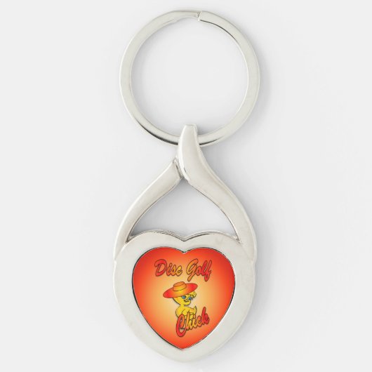 Schijf Golf Chick #5 Sleutelhanger (Voorkant)