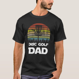 Schijf Golf DAD I Retro Player Dad Frisbees Frolf T-shirt