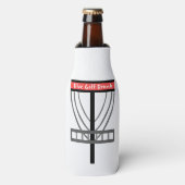 Schijf Golf Drink mandje Flesjeskoeler (Fles Voorkant)