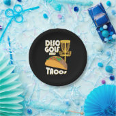 Schijf Golf en Tacos Papieren Bordje (Feest)