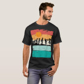 Schijf Golf Evolution Disk Golf Player Flying Disk T-shirt (Voorkant volledig)