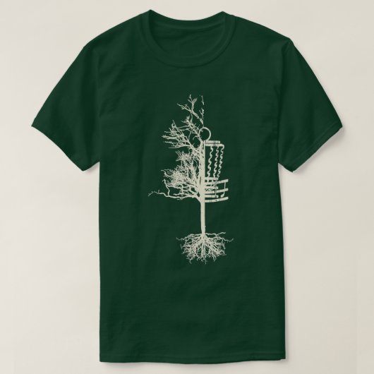 Schijf Golf Frisbee Basket Tree Funny T-shirt (Design voorkant)