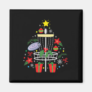 Schijf Golf Frisbee-kerstsierboom Funny Gi Magneet