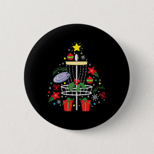 Schijf Golf Frisbee-kerstsierboom Funny Gi Ronde Button 5,7 Cm