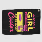 Schijf Golf is cool Golfhanddoek (Horizontaal)
