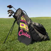 Schijf Golf is cool Golfhanddoek (Groen)