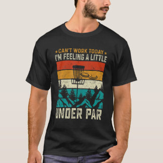 Schijf Golf kan vandaag niet werken, ik voel me ee T-shirt