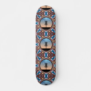 Schijf Golf mandje Skateboard