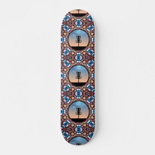 Schijf-Golf-mandje Skateboard (Voorkant)