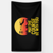 Schijf Golf met jou Spandoek (Verticaal)