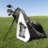 Schijf golf Minnesota - handdoek voor je discgolf (Groen)