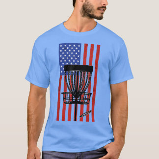 Schijf Golf  Onderdruk Amerikaanse vlag 4e van T-shirt