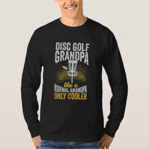 Schijf Golf opa als een normale Frisbee Frolf-schi T-shirt