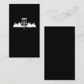 Schijf Golf Player Forest Sport Frisbee Disk Golfi Visitekaartje (Voorkant / Achterkant)