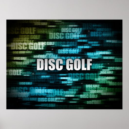 Schijf Golf Poster (Voorkant)