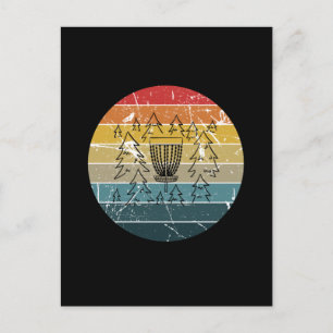 Schijf Golf Retro  Briefkaart