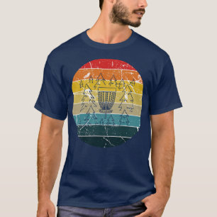 Schijf Golf Retro  T-shirt