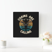 Schijf Golf-schijf Golf-mandje Vierkante Klok (Huis)