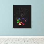 Schijf-Golffotografie print "Binnenste schoonheid" (Insitu (Houten vloer))