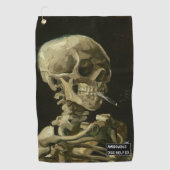 Schijf-Golfhanddoek met Carabiner Golfhanddoek (Voorkant)