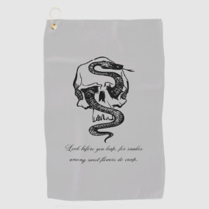 Schijf met golfwaarschuwing voor handdoeken