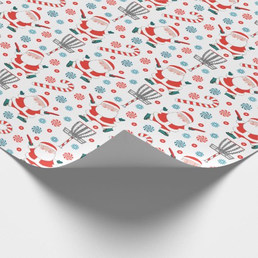 Schijf met kerstmis cadeaupapier (Hoek)