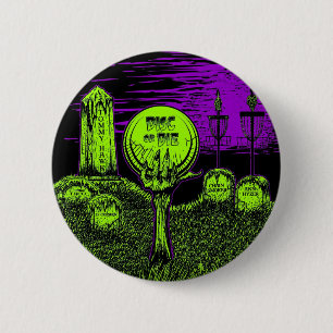 Schijf of afvlakking - Golfontwerp met schijf Ronde Button 5,7 Cm