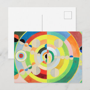 Schijf-reliëf Robert Delaunay Briefkaart