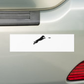 Schijfdog Bumpersticker (Op auto)