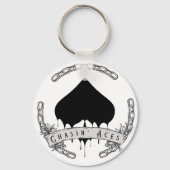 Schijfgaard aluminium sleutelhanger (Achterkant)