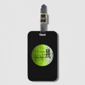 Schijfgolf  bagagelabel (Voorkant (verticaal))