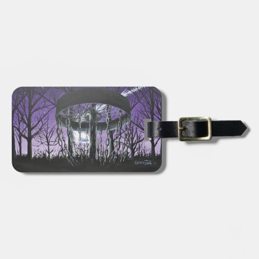 schijfgolf bagagelabel (Voorkant horizontaal)