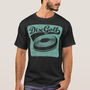 Schijfgolf in Retro stijl Frisbee Cadeaus T-shirt